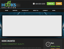 Tablet Screenshot of hooks.com